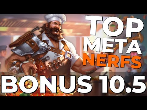SMITE 10.5 BONUS Patch Notes! Top meta nerfs?!