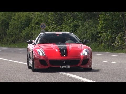 Ferrari 599 GTO - INSANE LOUD Revs, Starts & Accelerations!