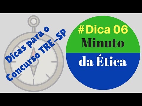 Minuto Da Ética - Dicas para o Tre - SP - Ética