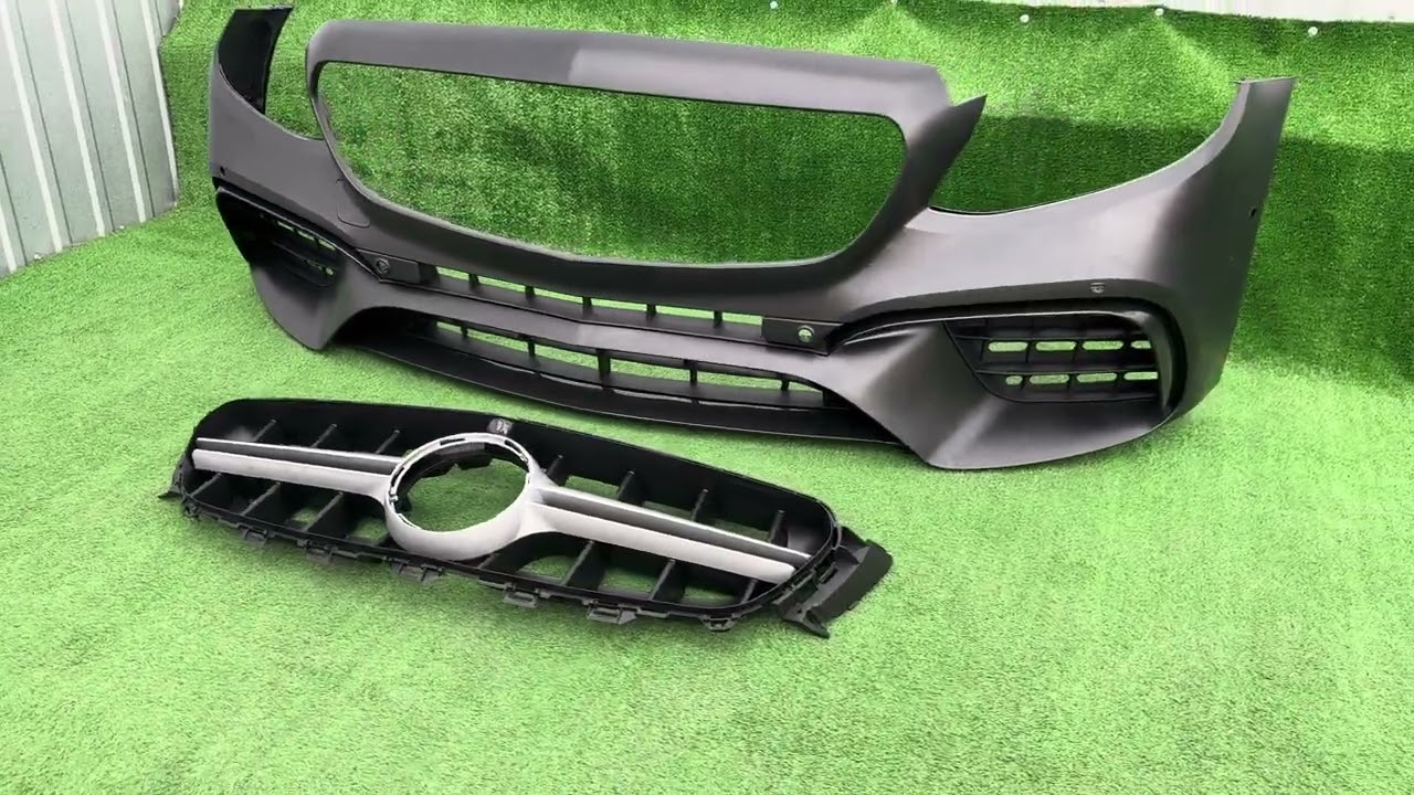 Mercedes E-сlass W213 2016-2023 рр. Передній бампер в дизайні AMG E63 (для 2016-2020) Video 1