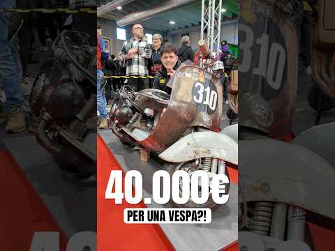 Mai vista una VESPA da 40.000€? Esposizione da URLO a MBE 2026 #shorts