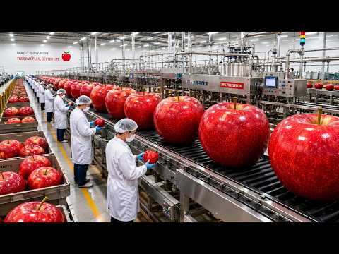 How Industrial Apple Pie Is Made 🥧🍎 | How Apple Pies Are Produced in Factories
