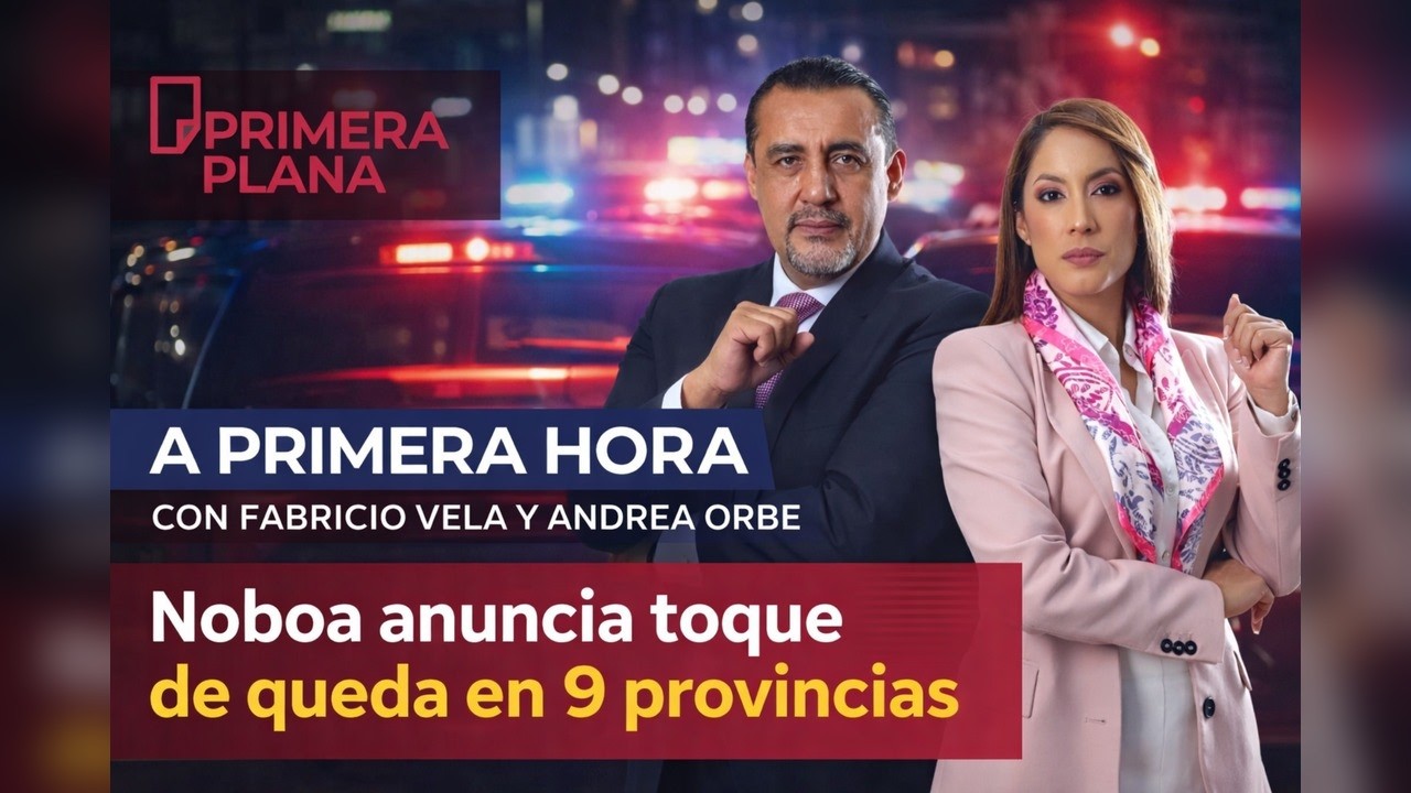 Noboa anuncia toque de queda en 9 provincias