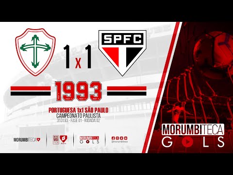 Portuguesa 1x1 São Paulo - Paulista 1993 - fase 01 - rodada 02 - 31/01/1993