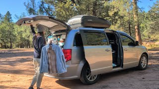 Racing the Clock: Cooking, Camping & Organizing My Minivan Camper for a Cold Weather Adventure