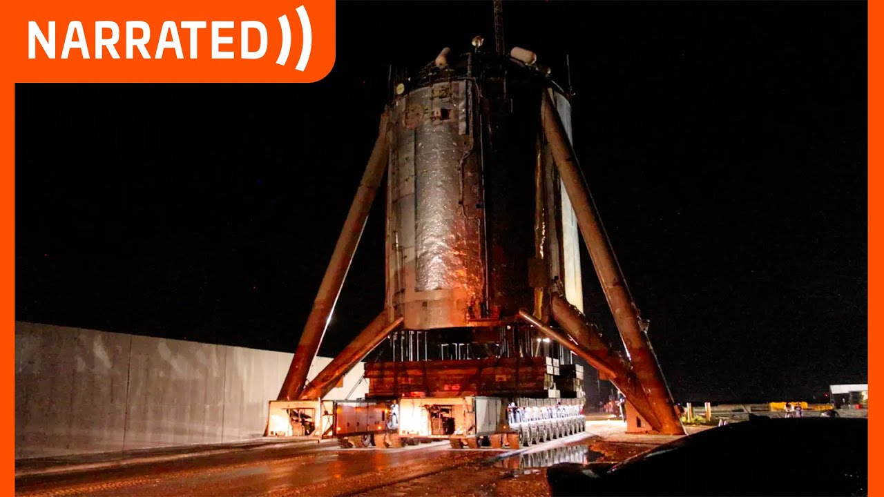 Starhopper Leaves the Launch Site | SpaceX Boca Chica