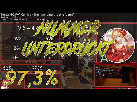 (Link in desc.) RAF Camora & Bonez MC - Nummer unterdrückt [4.5*] 97,3% | osu!
