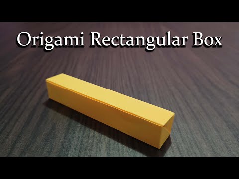 [DETAILED TUTORIAL] Origami Rectangular Box: Easy Paper Folding for Beginners