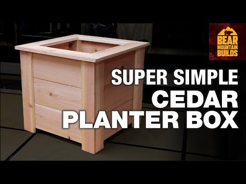 , title : 'Simple Cedar Raised Planter Box | FREE PLANS'