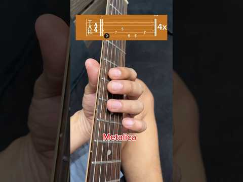 Metallica - Enter sandman Guitar Lesson #strumly #guitar #guitartutorial