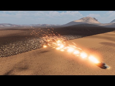 FULL AUTO TANK vs 5 MILLION SPARTANS - Ultimate Epic Battle Simulator 2 UEBS 2