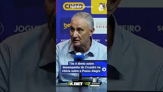 TITE AVALIA DESEMPENHO DO CRUZEIRO DIANTE DO POUSO ALEGRE
