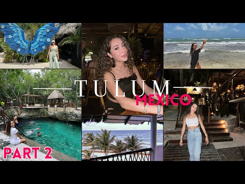 ‎أجمل مدينة مكسيكية تولوم 🇲🇽 TULUM VLOG 🌊 Cenotes, Scooters, Spa, Beach Parties, & Tacos 🌮