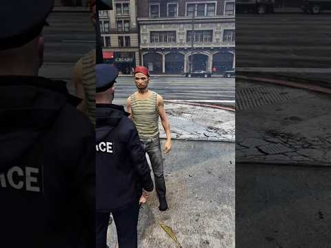 Stopped for Jaywalking 🚦🚨 #lspdfr #gta #gta5 #cops #gtacop #gtamods #police #sheriff #law
