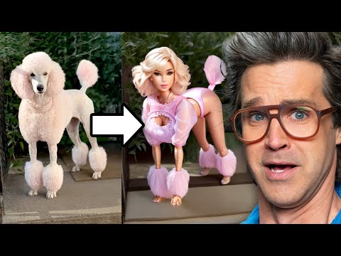 Reacting To The Dog Vs. Barbie TikTok Filter