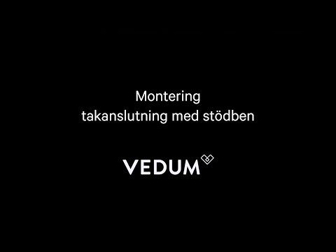 Vedum Kök & Bad - Takanslutning med stödben