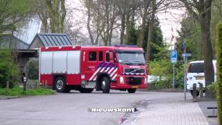 preview picture of video 'Ambulance insideview en vertrek brandweer bij wedstrijden Harskamp'