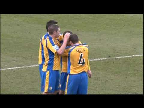 Blair Sturrock scores in a 4-2 win at Tamworth in February 2010