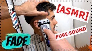 ASMR Relaxing Haircut (PURE SOUND) - SFUMATURA part - Sleep Inducing - Satisfying Barber (FPV view)