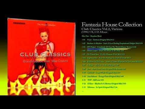 Fantazia House Collection (1996) Club Classics Vol.2, Various [CD Limited Edition]