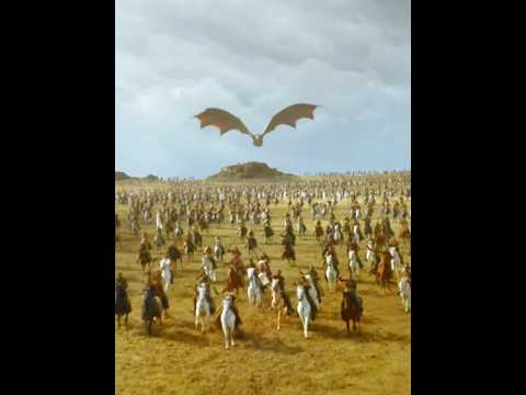 Daenerys at the head of Dothraki Army -  Game Of Thrones #got #gameofthrones