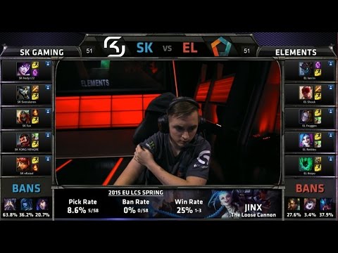 EU LCS SK vs EL Game 2 Highlights (EU LCS Spring 2015)