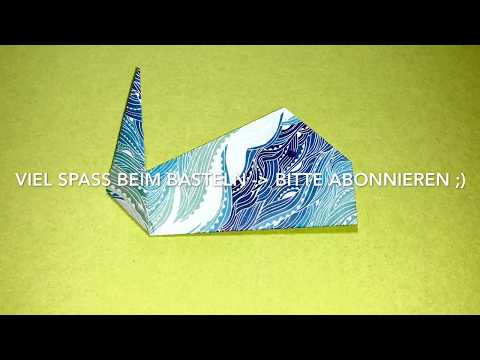 Origami Wal falten