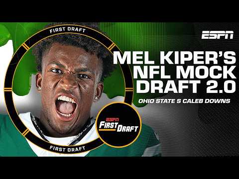 🚨MEL KIPER'S MOCK DRAFT 2.0🚨 Part 1 breakdown w/Field Yates! | First Draft🏈