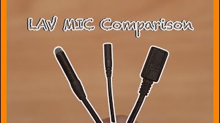 Video thumbnail for Lav MIC Comparison TRAM TR50, Sanken COS 11 and DPA 6060 by So I Do Not Forget