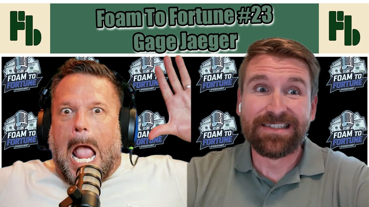 Gage Jaeger on Spray Foam Success & Foambid App for Contractors | Foam to Fortune Ep. 23 1 Gage Jaeger on Spray Foam Success & Foambid App for Contractors | Foam to Fortune Ep. 23