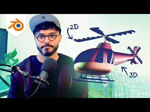 Blender Grease Pencil: Combining 2D and 3D Animation