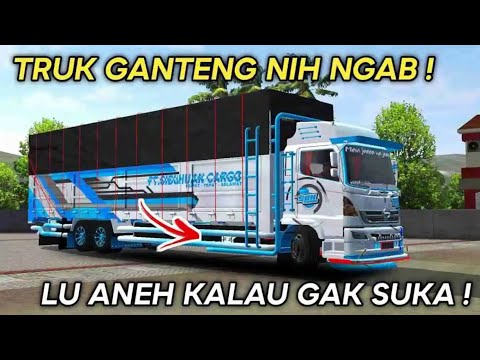DRIVING HINO 500 C23 SBN Cargo Mod BUSSID || MR GAMER ||
