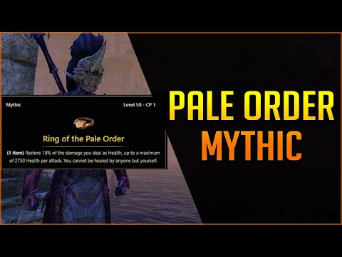 How to get the Ring of the Pale Order in ESO - Mythic Item Set Elder Scrolls Online