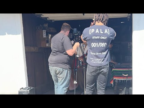 Baby Bash live at video shoot for the new Mikey Jimenez song Takin’ All My Lovin’