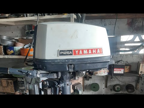 Phục chế máy cano cổ # Yamaha p125a - 2 stroke#