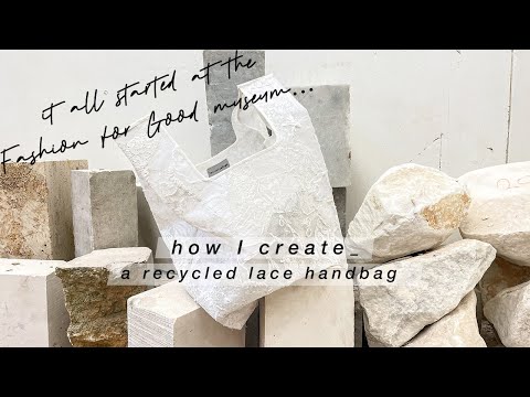 A recycled lace handbag by Tess van Zalinge: ASMR