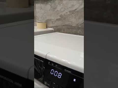 Стиральная машина Sharp ES612RW в работе