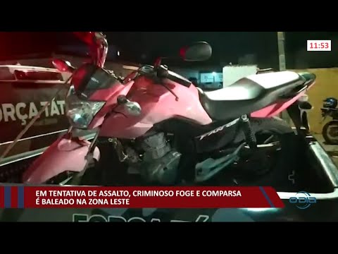 Em tentativa de assalto, criminoso foge e comparsa é baleado na zona leste de Teresina 26 04 2021
