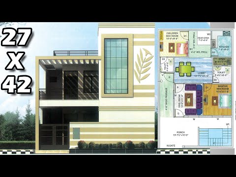 30 X 64 House Plan 2Bhk With Parking Ground First Floor 30 X 64 घर का नक्शा 1920sq ft