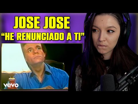 José José - He Renunciado a Ti | FIRST TIME REACTION | Official Video