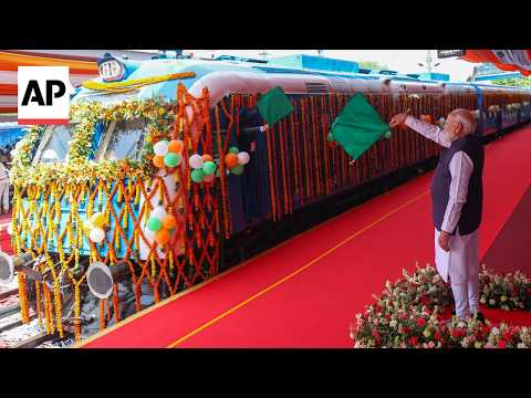 Video Thumbnail: Modi inaugurates India's first Indigenously built, hydrogen-powered train
