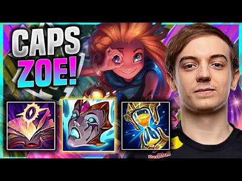 CAPS IS A MONSTER WITH ZOE LIANDRY'S! - G2 Caps Plays Zoe MID vs Corki! | Season 11