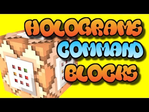 command bedrock block holograms tutorial edition diamonds