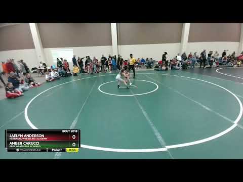 57-61 Lbs Round 1 - Amber Carucci, Apex Grappling Academy Vs Jaelyn Anderson, Nebraska Wrestling A