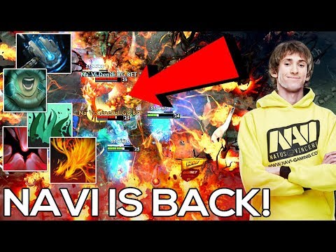 NAVI vs GAMBIT - EPIC Wombo Combo Comeback! - DAC 2018 Dota 2
