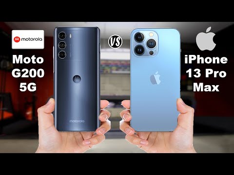 Motorola Moto G200 vs iPhone 13 Pro Max