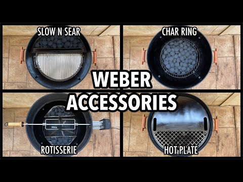 Different Accessories for the Weber Kettle