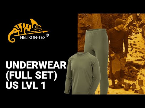 Термобелье Helikon-Tex® Underwear (full set) US LVL 1 - Olive Green, тактический зеленый набор - фото 1 - id-p2381823290