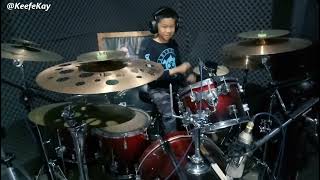 ♪ Minecraft Christmas - Area 11 ft Simon  [Drum cover] By Keefe Kay