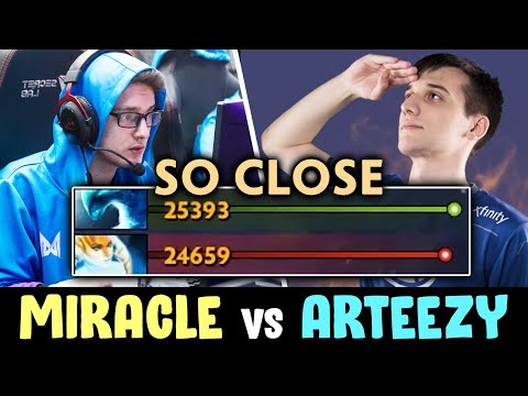 MIRACLE vs ARTEEZY — SO CLOSE HARD FARM position 1 battle